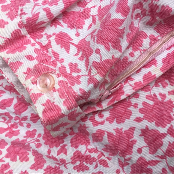 1960’s Pink Floral High Waisted Shorts~ - Picture 7 of 7